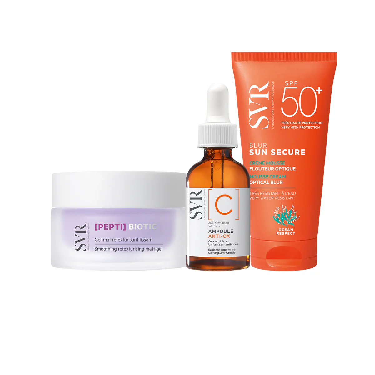 Rutina Piel Firme y Radiante: [PEPTI] Biotic + [C] Ampoule + Sun Secure Blur - Image 5